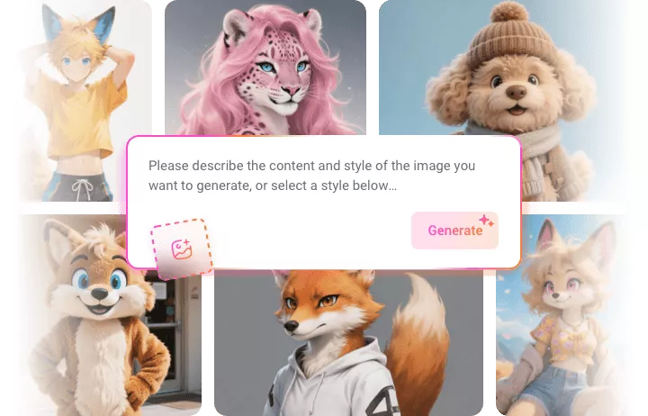 Explore Endless AI Fursona Possibilities