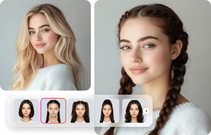 Different Hairstyles Available in the Hairstyle Simulator for Female