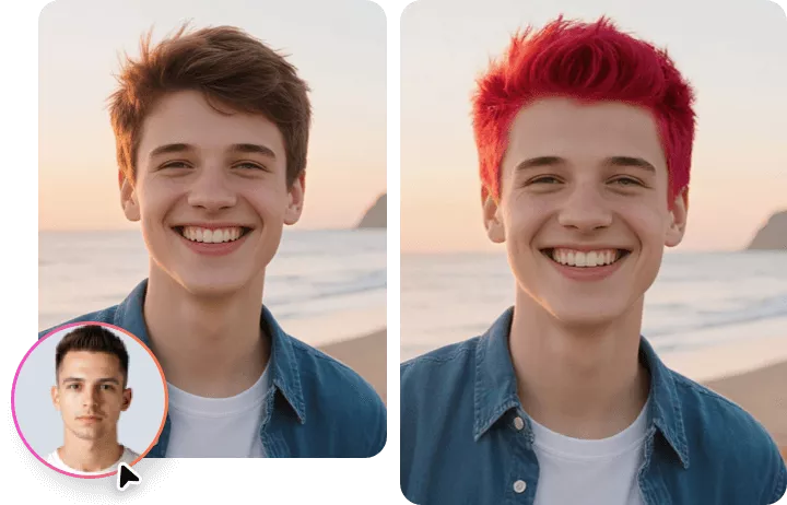 Instantly Try on Men's Hairstyles with AI