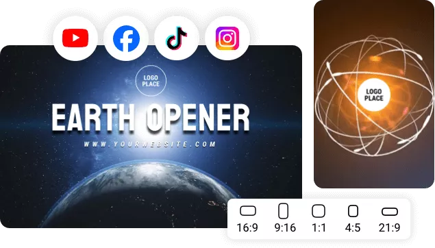 Create and Share Logo Animation for Different Platforms