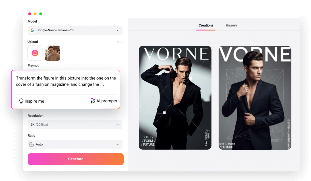 Magazine Cover Maker: Instantly Create Ready-to-Use Magazine Covers with AI