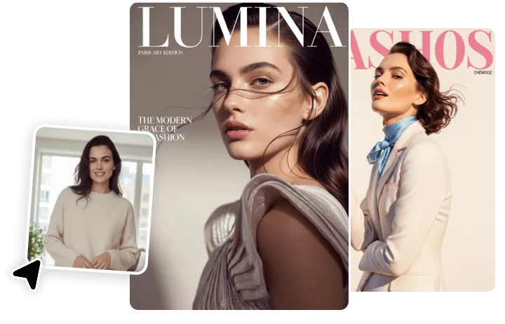 Fashion Magazine Cover Look with Your Photo