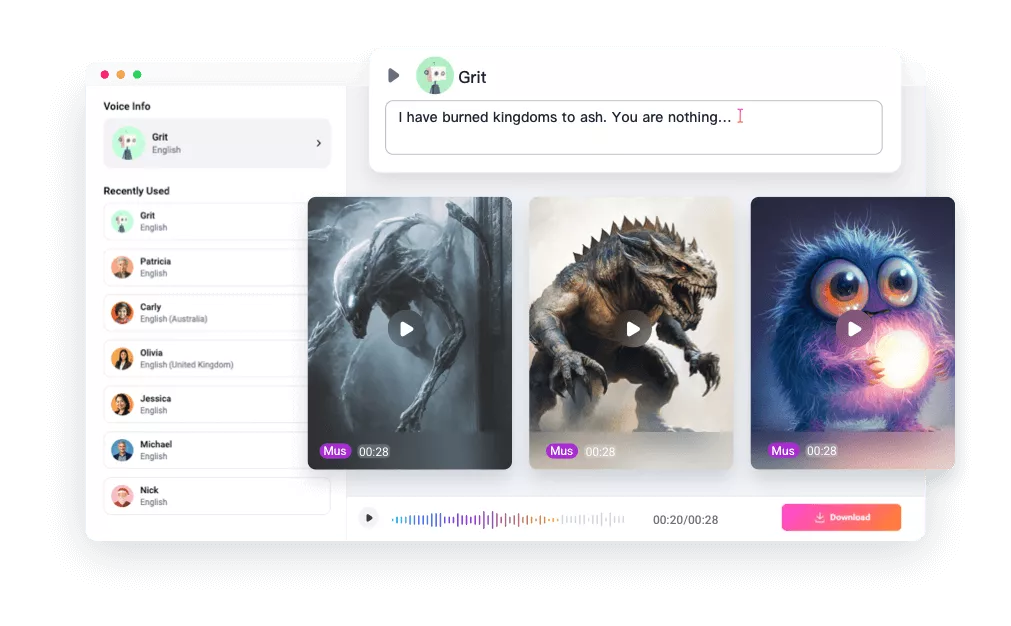 AI Demonic Monster Voice Generator