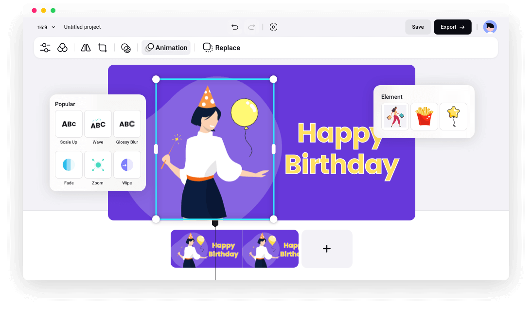 Create Motion Graphics Online Motion Graphics Maker FlexClip