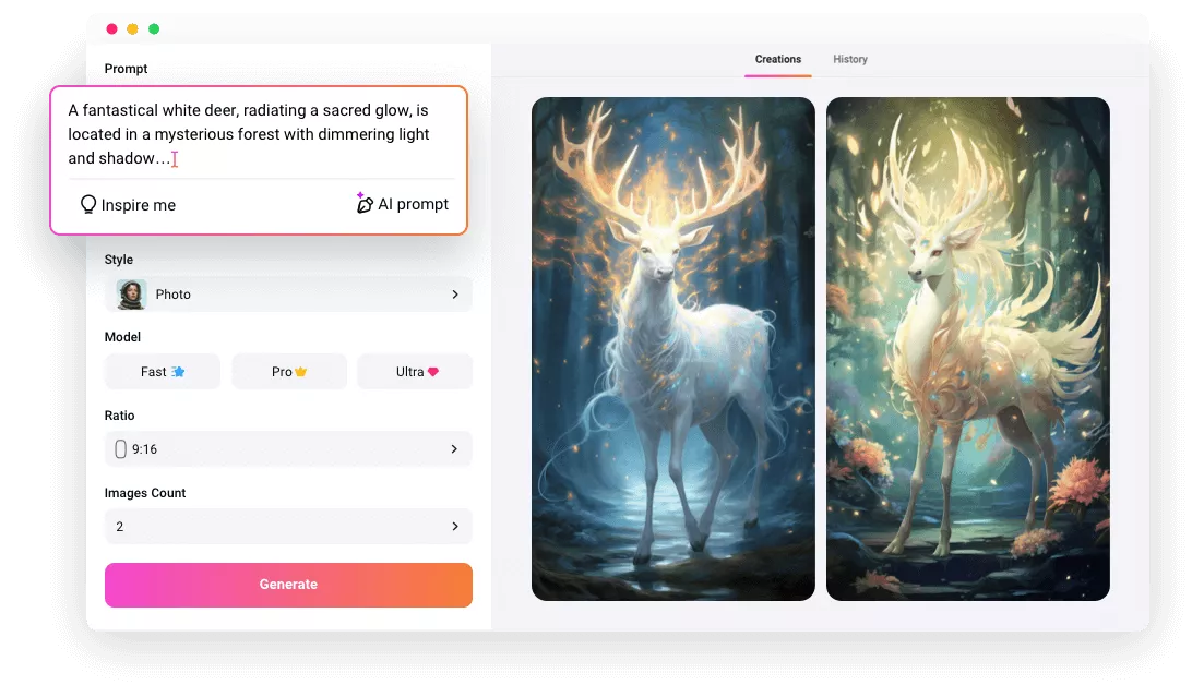 Mythical Creature Generator