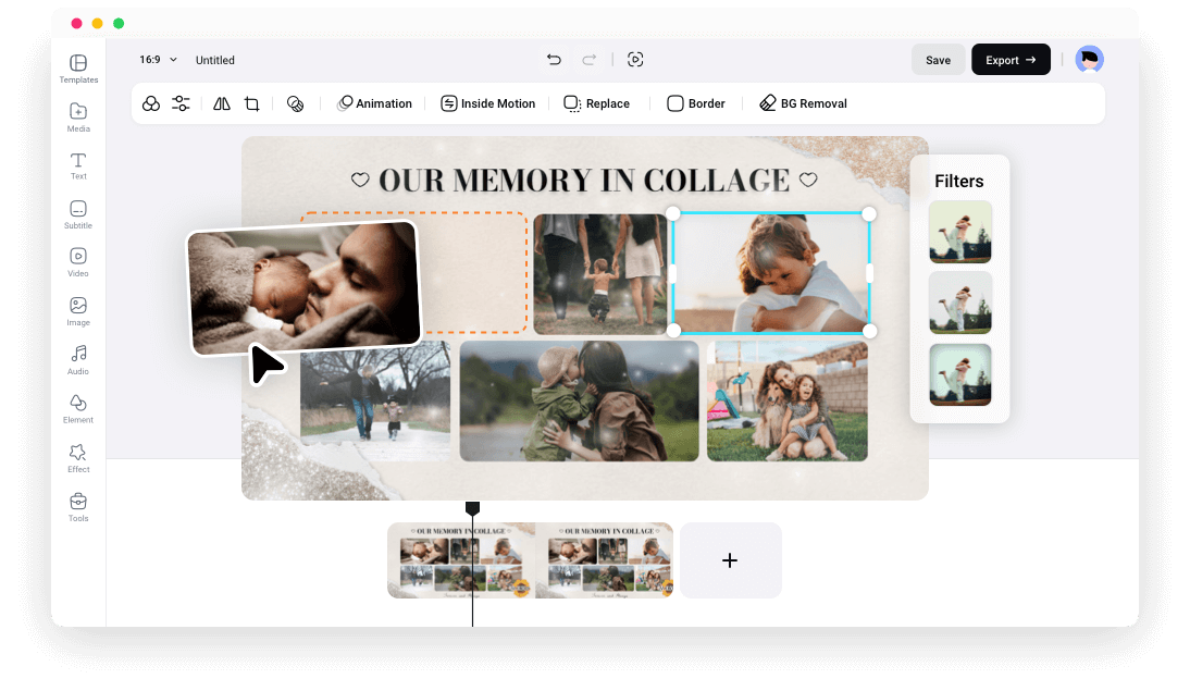 Free Online Photo Grid Maker with Templates & Effects - FlexClip
