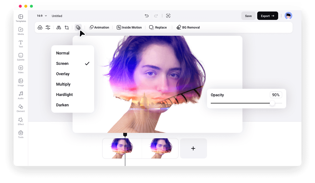 Masking Photo Online: Free Photo Masking Tool | FlexClip