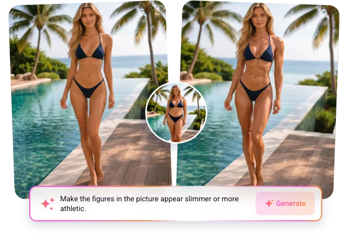 Try AI Body Retouch Feature