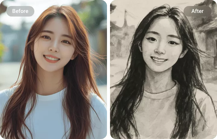 One Click to Go from a Simple Photo to a Chinese Painting