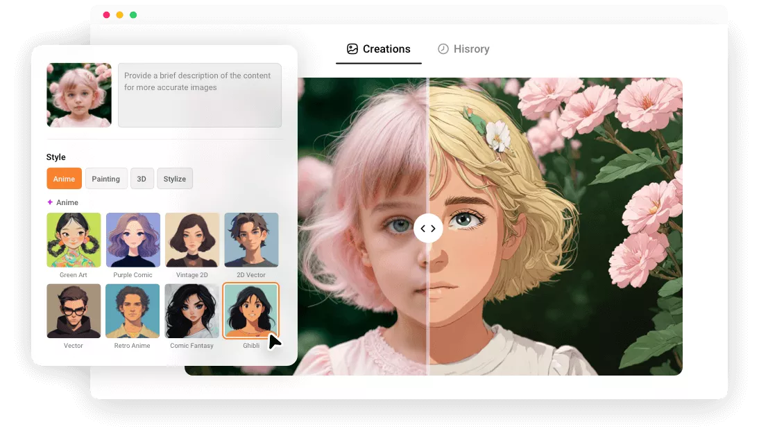 AI Photo to Ghibli Studio Style Converter Online