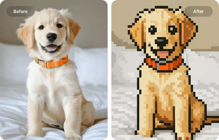 Convertidor de pixel art a partir de imágenes, con IA avanzada