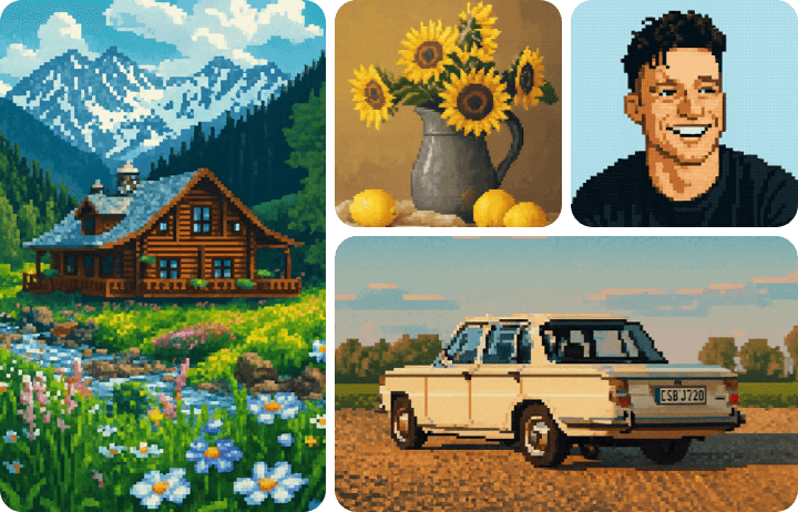 Generate Pixel Art for Multiple Purposes