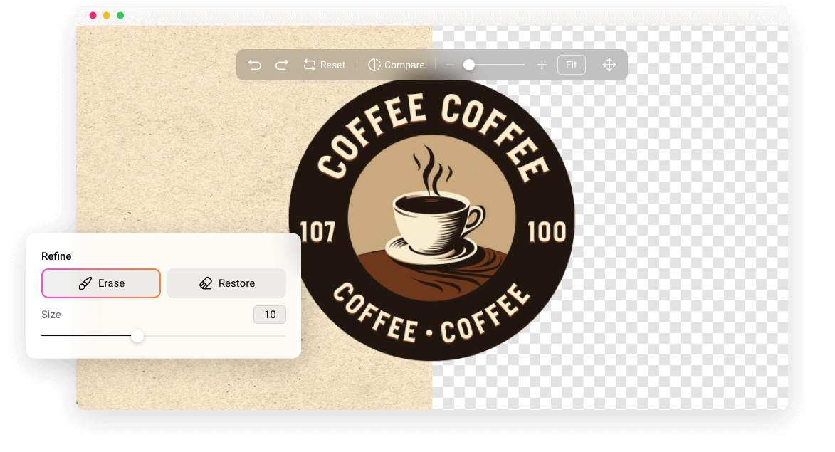 Logo Background Remover | Delete Logo BG Online
