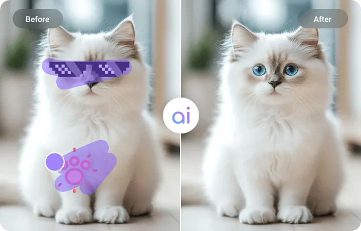 Effortless & Perfect Sticker Removal with AI