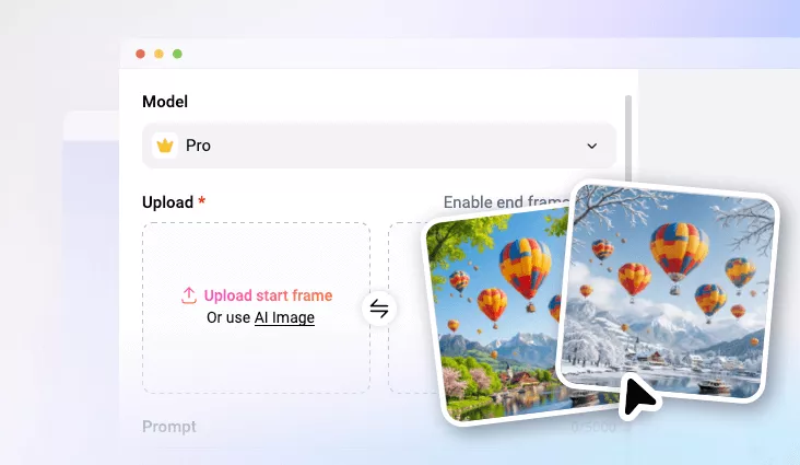 Comment créer une vidéo de changement de saison avec l'IA ?