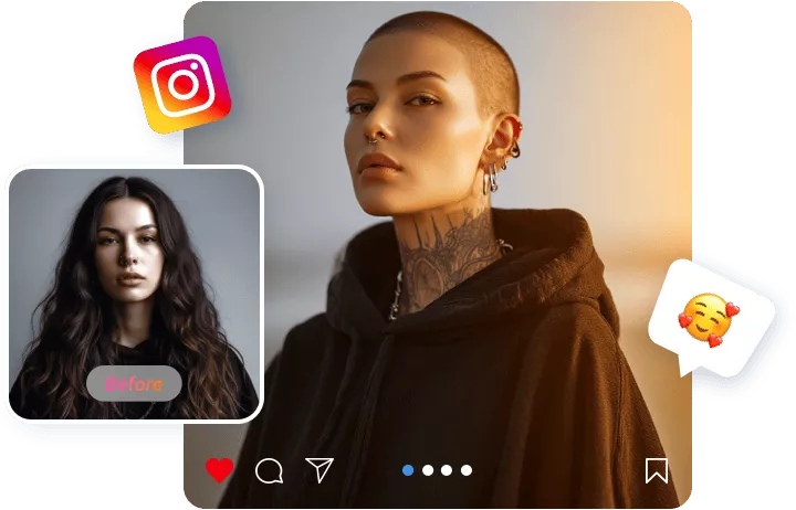 AI Short Hair Filters for Social Media & Fun
