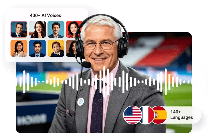 400+ Voices, 140+ Languages for You to Choose