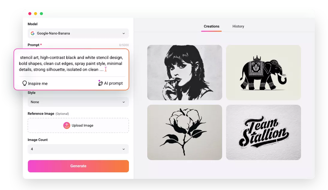 AI Stencil Maker