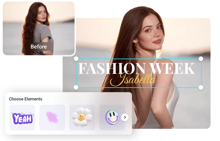 Diviértete con tu nueva foto de cabello liso.