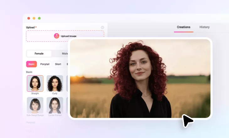 ¿Cómo usar el filtro de cabello liso con IA de FlexClip?