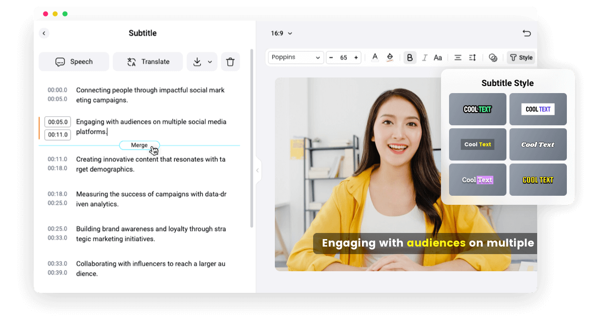 Subtitle Editor Online - Add and Edit Subtitles and Captions Fast ...