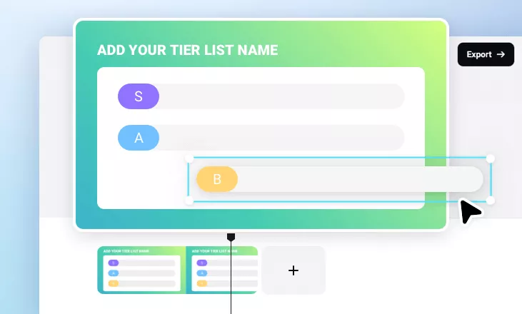 Wie erstellt man eine Tier List online?