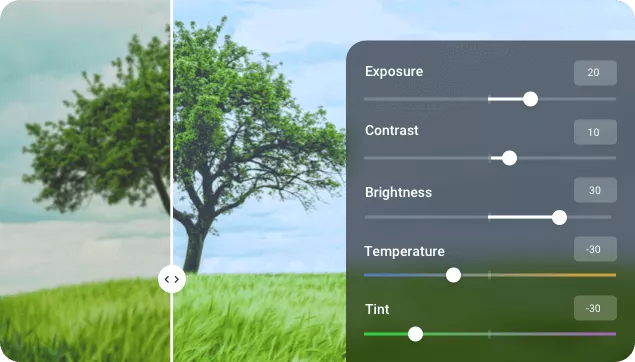 Clear Video with Easy and Precise Adjustments