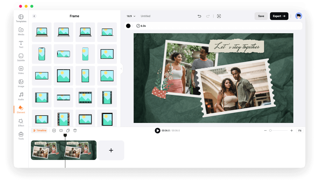 Frame Edit Examples Video Frame Editor - Add Frame to Videos Online | FlexClip