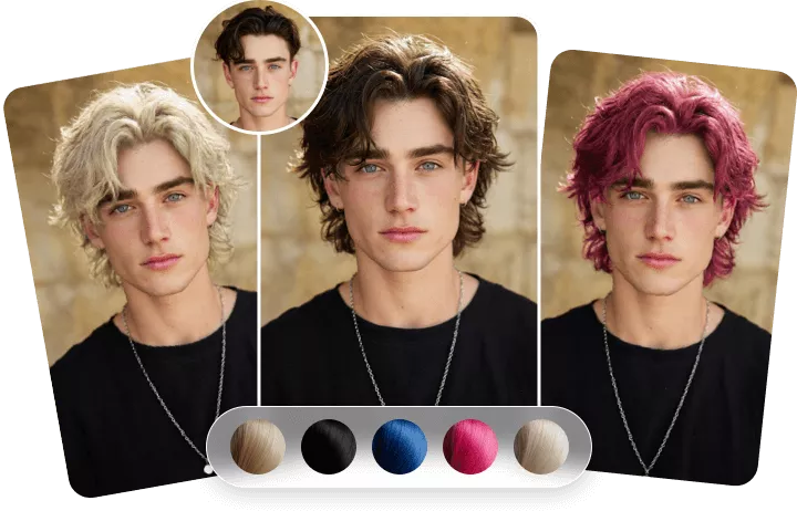 Experiment with Different Wolf Cut Hairstyle Colors