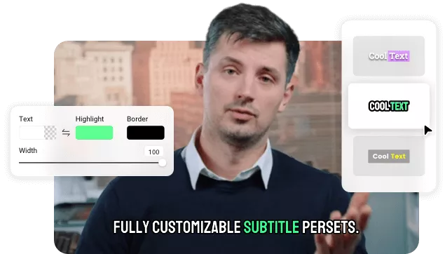 Personnalisez vos sous-titres avec des options flexibles