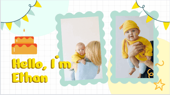Baby Shower Slideshow Video