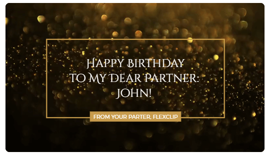 Send Birthday Wishes to a Business Partner