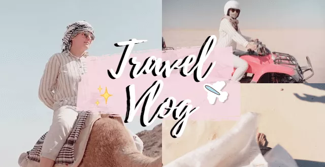 騎著駱駝在沙漠旅行的年輕女性