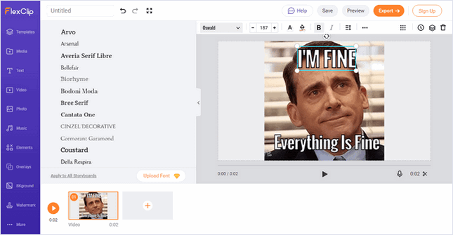 Custom Meme Maker — Clideo