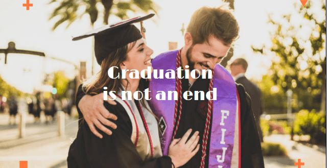 A Graduated Woman and Man