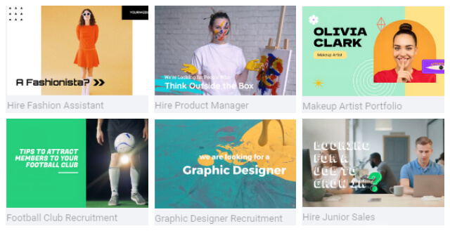 Create Recruitment Videos Online for Free with Templates