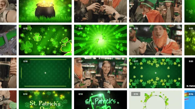 Footage & Images for St. Patrick's Day