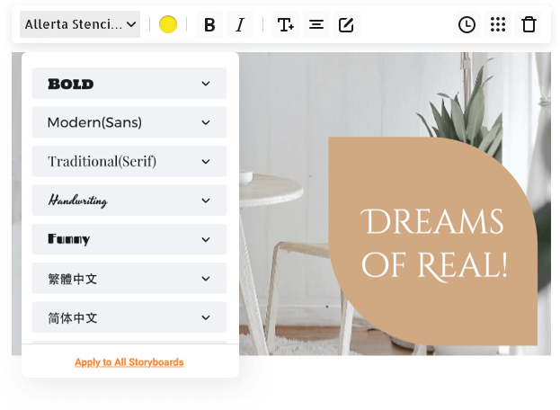 Features Text Animation Text Animation Maker - Create Free Animated Text Videos Online | FlexClip