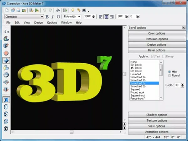 Best 3D Text Maker - Xara 3D Maker