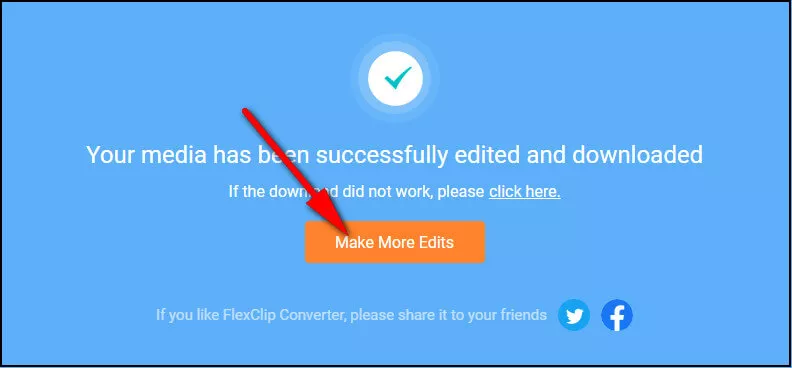 Convert 4k Video with FlexClip: Step 3