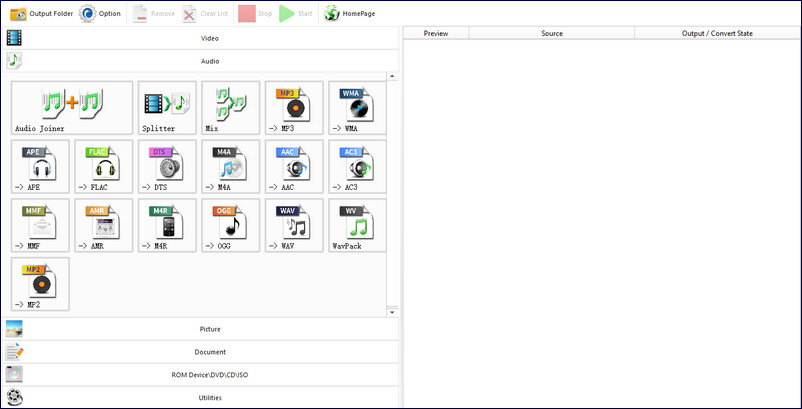 Format Factory - Convert Video to Audio