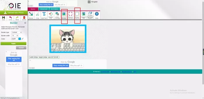Add a Frame to a GIF - Online Image Editor