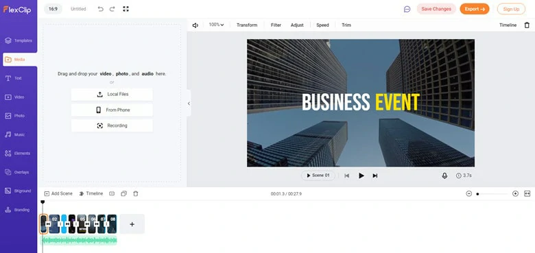 The Best Linkedin Profile Video Editor - FlexClip