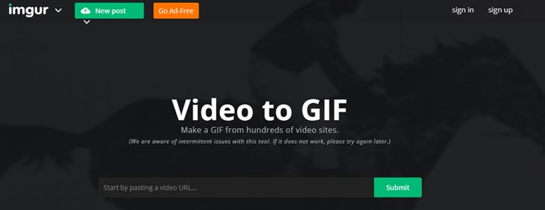 Use Imgur to create animated GIFs