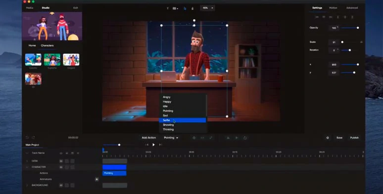 Create Pixar-like animated app explainer videos by CreateStudio on your PC