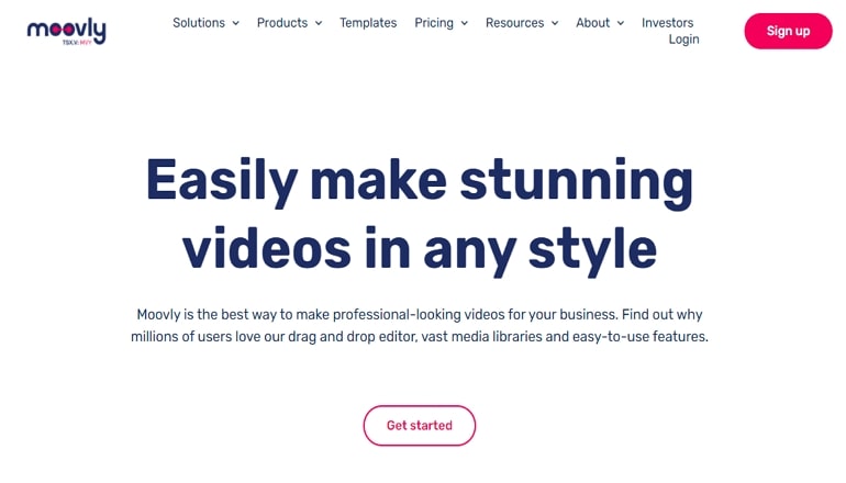 Auto Video Maker - Moovly