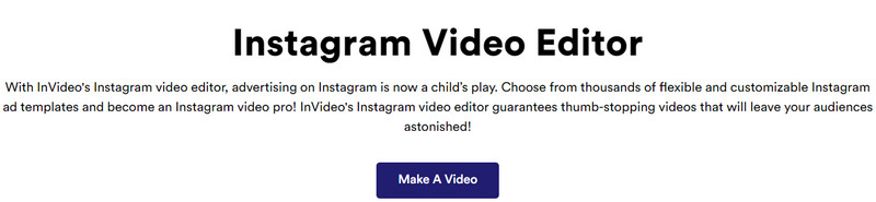 Best Online Instagram Video Editors - InVideo