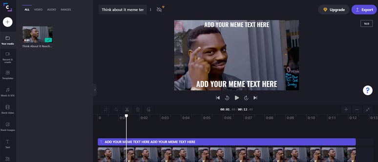 Video Meme Maker, Create Animated Memes for Free