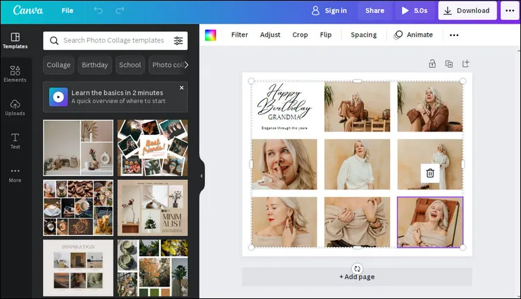 Online Birthday Collage Maker - Canva