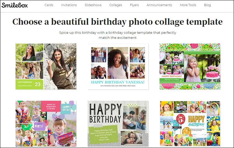 Online Birthday Collage Maker - Smilebox